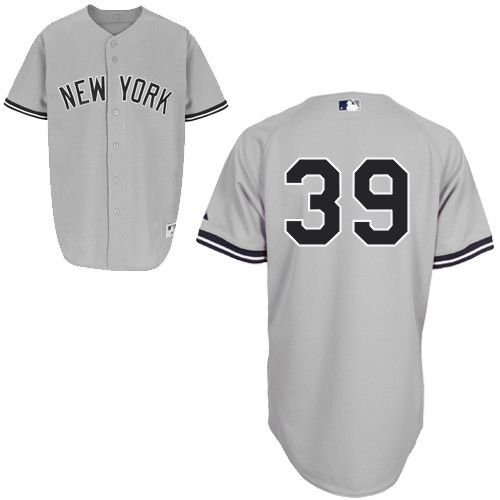 Chase Whitley #39 MLB Jersey-New York Yankees Men's Authentic Road Gray Baseball Jersey